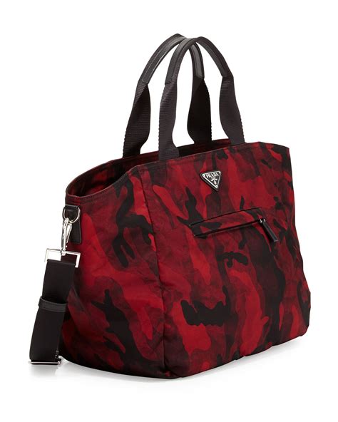 Prada Camouflage Tote Bag 